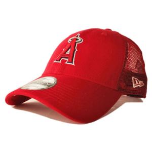 ニューエラ メッシュキャップ スナップバック 帽子 NEW ERA 9forty メンズ レディース MLB ロサンゼルス エンゼルス オブ アナハイム rd｜liberalization