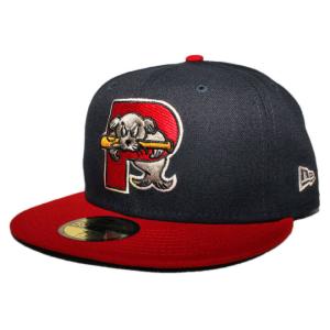 ニューエラ ベースボールキャップ 帽子 NEW ERA 59fifty メンズ レディース MiLB ポートランド シードッグス nv｜liberalization