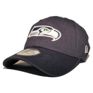 ニューエラ ストラップバックキャップ 帽子 NEW ERA CASUAL CLASSIC メンズ レディース NFL シアトル シーホークス nv｜liberalization
