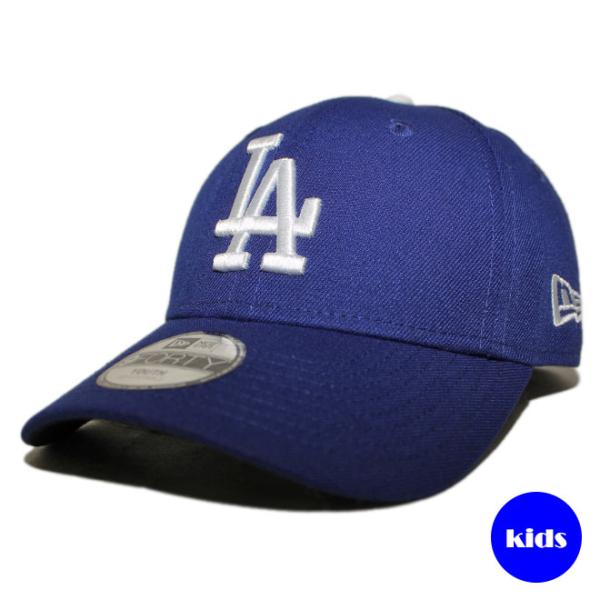 子供用 ニューエラ ストラップバックキャップ 帽子 NEW ERA 9forty キッズ MLB ロ...