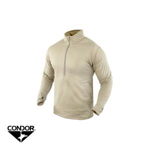 CONDOR 603-004 BASE II ZIP PULLOVER SAND (L)(M)(S)(XL)