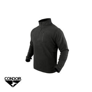 CONDOR 607-002 QUARTER ZIP PULLOVER BLACK