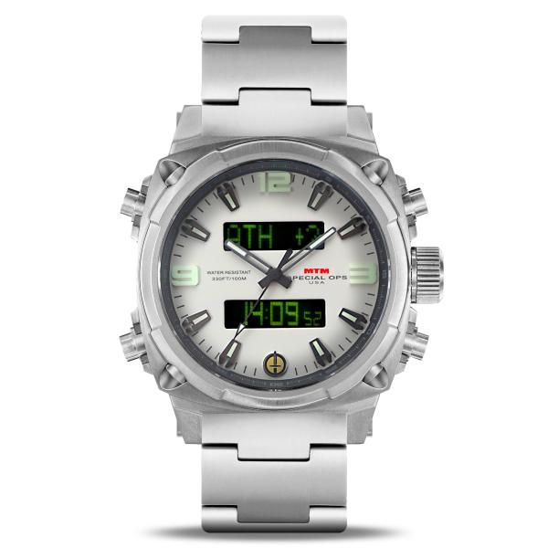 MTM WATCH AS2-TSL-WHLM-MBTI Air Stryk II Silver - ...