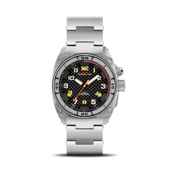 MTM WATCH FAL-TSL-BKCB-MBTI Falcon Silver Titanium...