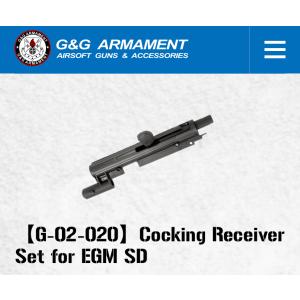 G&G G-02-020 Cocking Receiver Set for MP5SD (Marui Only)｜liberator