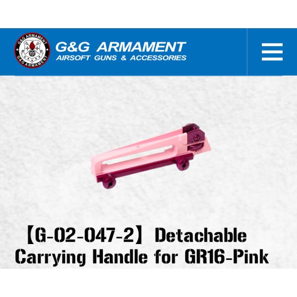 G&amp;G G-02-047-2  Detachable Carrying Handle for GR1...
