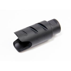 G&G G-02-100 Metal Amplifier Flash Hider (14mm CCW)  (Black)  (Desert Tan)｜liberator