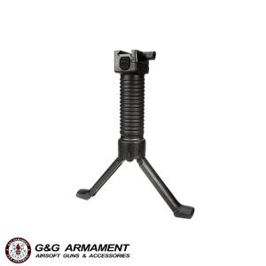 G&G G-03-086 GK16 Bipod Grip-Black (20mm Rail Used)｜liberator