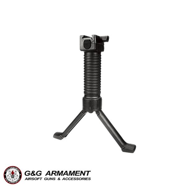G&amp;G G-03-086 GK16 Bipod Grip-Black (20mm Rail Used...