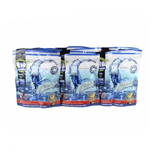 G&amp;G G-07-126 バイオBB弾　0.25g 1KG 4000shot ホワイト 12袋セット