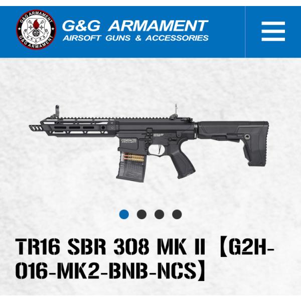 G&amp;G ARMAMENT 【G&amp;G ARMAMENT】【G&amp;G電動ガン】 TR16 SBR 308 ...