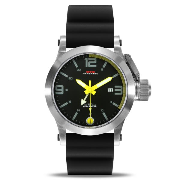 MTM WATCH HYP-SS4-YLLW-BR1S-A Hypertec 44 Silver -...