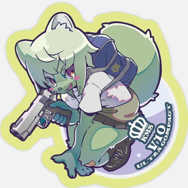 KMS V10 UltraCompact x アメリカテン ステッカー