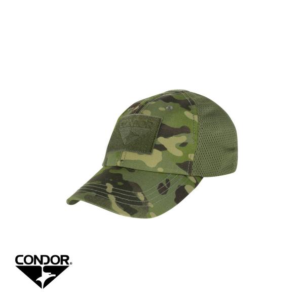 CONDOR TCM-020 MESH TACTICAL CAP MULTICAM TROPIC
