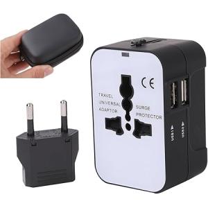 ヤザワコーポレーション 海外用マルチ変換タップ 3個口 HPM6AC3WH