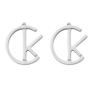 カルバンクライン Calvin Klein KJ6DME000200 CKロゴ スタッド ピアス｜liberta-tokyo