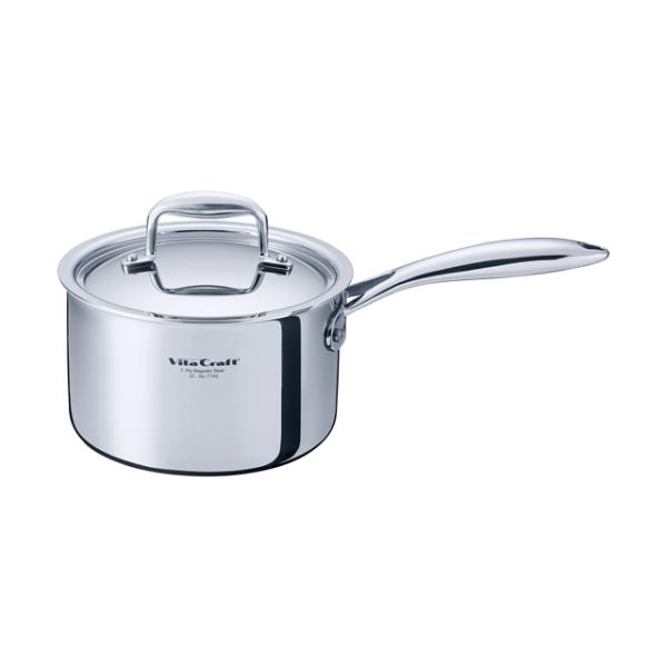 ビタクラフト Nシリーズ 片手鍋 2.8リットル 内径18cm 7142 IH対応 全面多層構造 無...