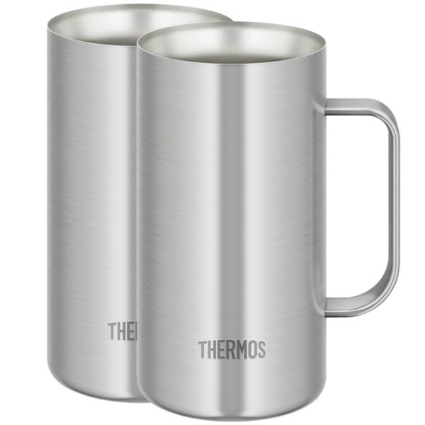 サーモス　ステンレスジョッキ 720ml サーモス JDK-721(S1) 2個セット 真空断熱 ビ...