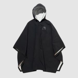 ジャックウルフスキン Jack Wolfskin レインポンチョ レイヤーポンチョ 雨具 JP GIG PONCHO  アウトドア ブランド メンズ ブラック レディース L 5022931 人気｜liberta