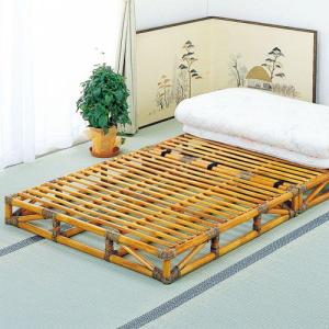 今枝商店 籐 すのこベッド 三分割タイプ シングル （ ラタン三つ折り
