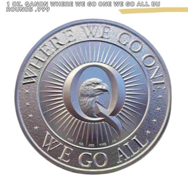 【品質保証書付】アンティークコイン NGC PCGS 1 oz. Qanon Where We Go...