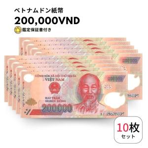 100枚 【鑑定保証書付】ベトナム 500,000 ドン dong Vietnam Dong 高額