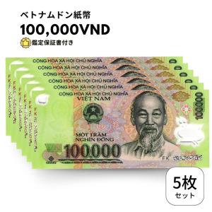 100枚 【鑑定保証書付】ベトナム 500,000 ドン dong Vietnam Dong 高額