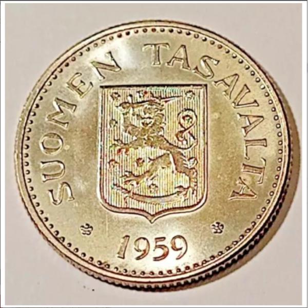 *フィンランド - * 200 マルカ * 1959 * シルバー - * 非常に良い UNC * ...