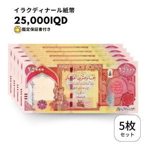 新品/新券】25,000イラクディナール紙幣×10枚 連番（250,000イラク
