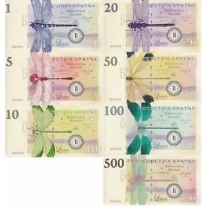 ウエストジュニーセット 7個 1 5 10 20 50 100 500 ドラゴンフライ 2014 ポ...