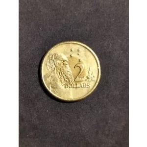 2009 $2 センター エラー コイン (非常にレア) 送料無料、追跡あり
