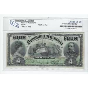 1902 DOC DC-17b $4 