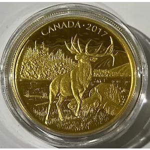 RCM 2017 カナダ $350 マジェスティック エルク 純金コイン ミント数:400