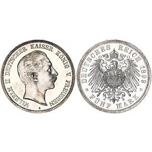 プロイセン 5 マーク 1899 A ヴィルヘルム 2 世 Fr?her 年証明 119846