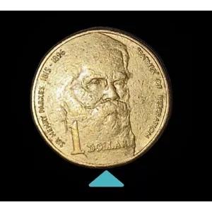 1996 年 オーストラリアの希少な 1 ドル 1 ドル硬貨 連邦の父サー ヘンリー パークス C
