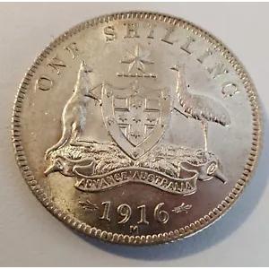 1916 M プルーフ/標本ストライク シリング オーストラリア*C/V $50,000 25 個の小さな鋳造*