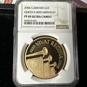 イギリス 2006 ?5 80 回目の誕生日 PF69UC NGC