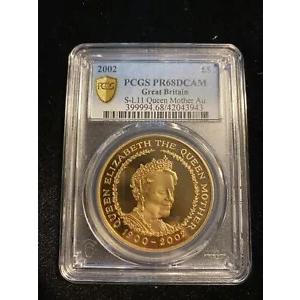 イギリス ?5 2002 PR68DCAM PCGS