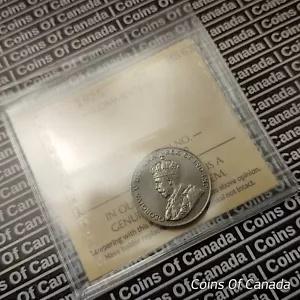 1925 カナダ 5 セント コイン - ICCS MS 63 - レア キー デート コイン - MS63 #coinsofcanada