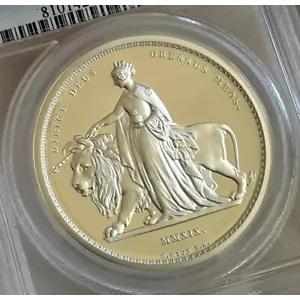2019 イギリス ?5 ウナとライオン プルーフ シルバー コイン 2オンス PCGS PR69 DCAM