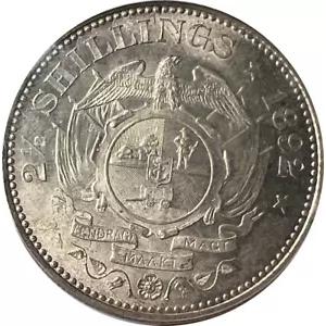 南アフリカ 1892 ZAR 2.5 シリング ハーフクラウン MS 64 PCGS 非常に希少