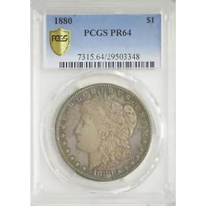 1880 モルガン シルバー ダラー PCGS PR64