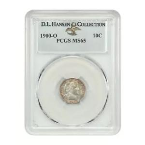 1900-O 10C PCGS MS65 例: D.L.ハンセン