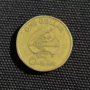 レアコインエラー - オーストラリア 2002 アウトバックの 1 ドル年 - 1 ドル