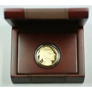 2013-W アメリカン バッファロー プルーフ 1 オンス .9999 ゴールド コイン $50、ボックス COA 付き