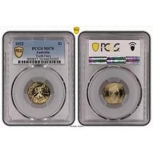 2022 $2 Tooth Fairy コイン PCGS グレード MS70
