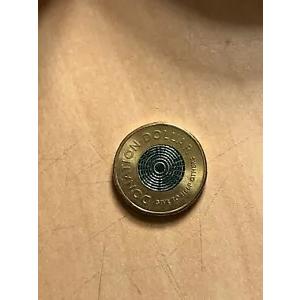 レア 2020 オーストラリア $1 1 ドル寄付コイン JC イニシャル付き - 流通