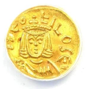 マイケル 2 世とテオフィラス AV ソリダス金貨 820 AD - ANACS MS63 (Ch MS UNC)