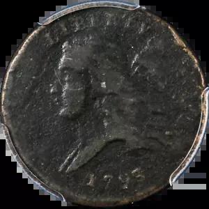 1793 ハーフセント PCGS F 詳細 重要な日付 きちんとした目の魅力 素晴らしいストライク
