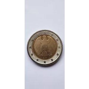 非常に珍しい 2 ユーロ硬貨ドイツ 2014 J